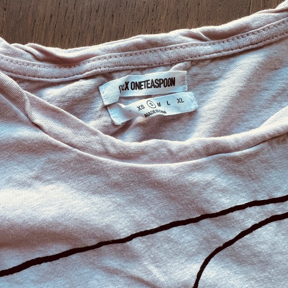 ONE TEASPOON SUPIMA LABYRINTH CROPPED TEE - size S - Picture 5 of 5